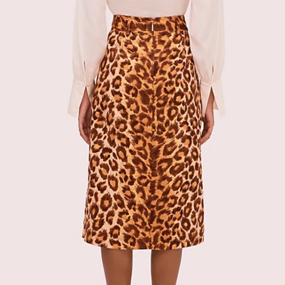 Kate Spade panthera canvas skirt - Picture 2 of 10